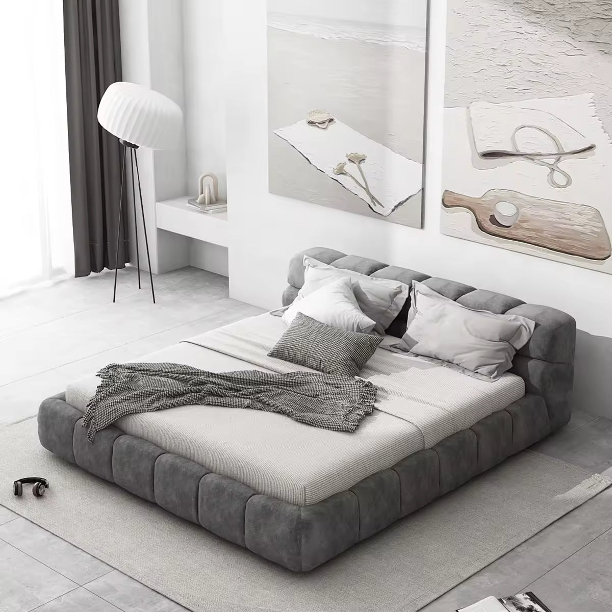 سرير بتصميم معاصر فاخر