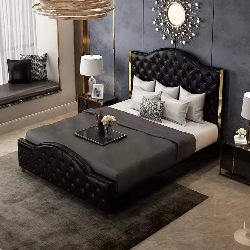 سرير بتصميم ملكي فاخر